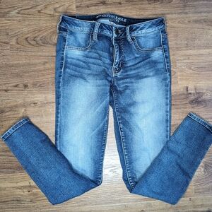 American eagle super stretch jeggings size 8